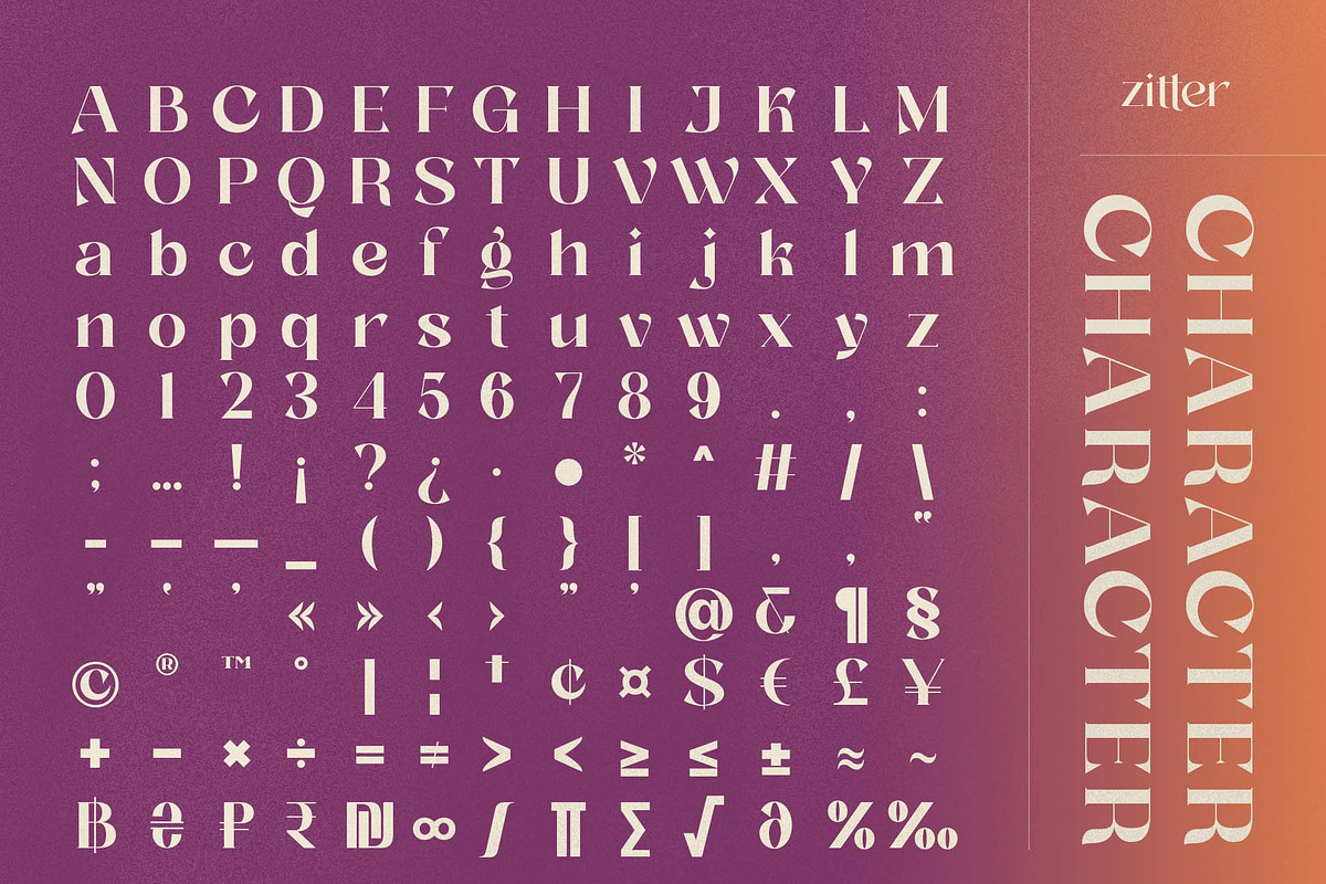 Zitter - Decorative Serif, a Serif Font by Ardyanatypes (Photo 10 of 12)