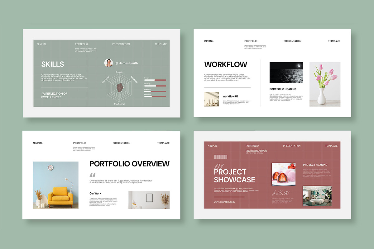 Portfolio Presentation Template, a Presentation Template by MightyDesign (Photo 3 of 8)