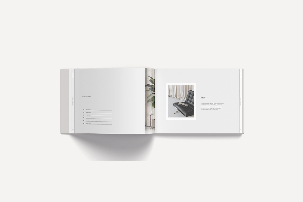 Canva Portfolio Template Landscape, a Presentation Template by yesitisprintable (Photo 3 of 10)