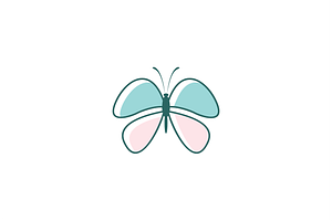 Butterfly Logo Template Vector Icon