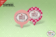 Cupcake Toppers Packaging Mockup, a Cups & Container Mockup by INCDesign (Thumbnail 1 of 6)