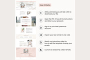 Systeme.io Ivory Rose Lead Funnel, a Landing Page Template by Hayley's Digital Hub (Thumbnail 8 of 10)