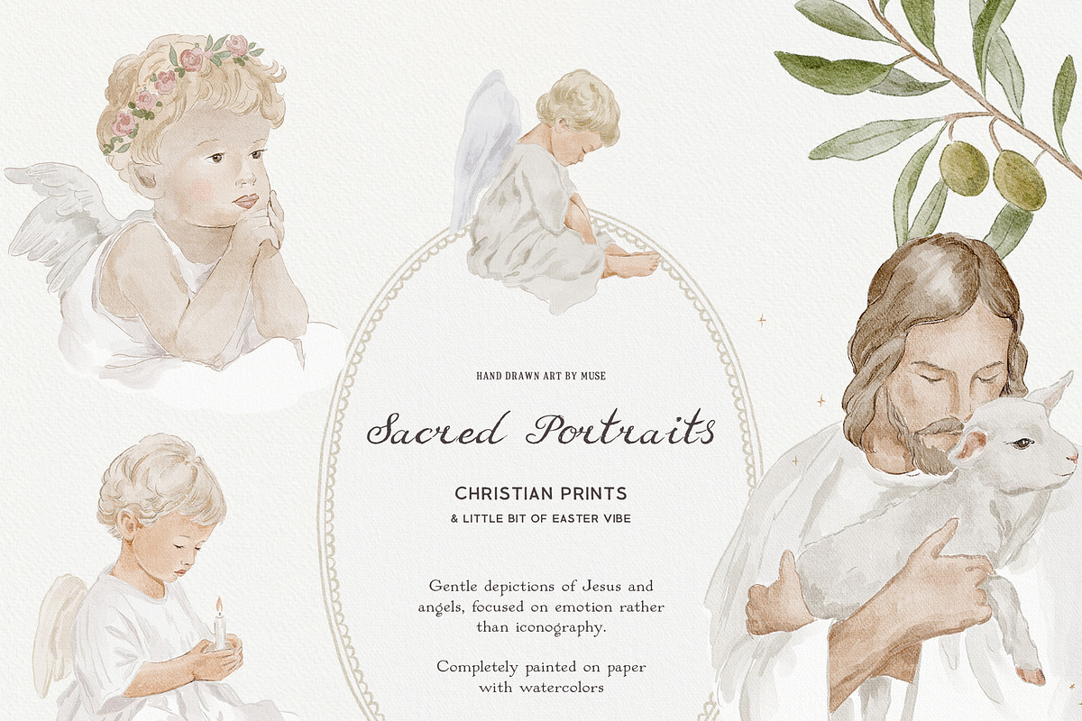 Le Jardin Céleste Christian Prints, a Background Graphic by Muse Artist (Photo 10 of 26)