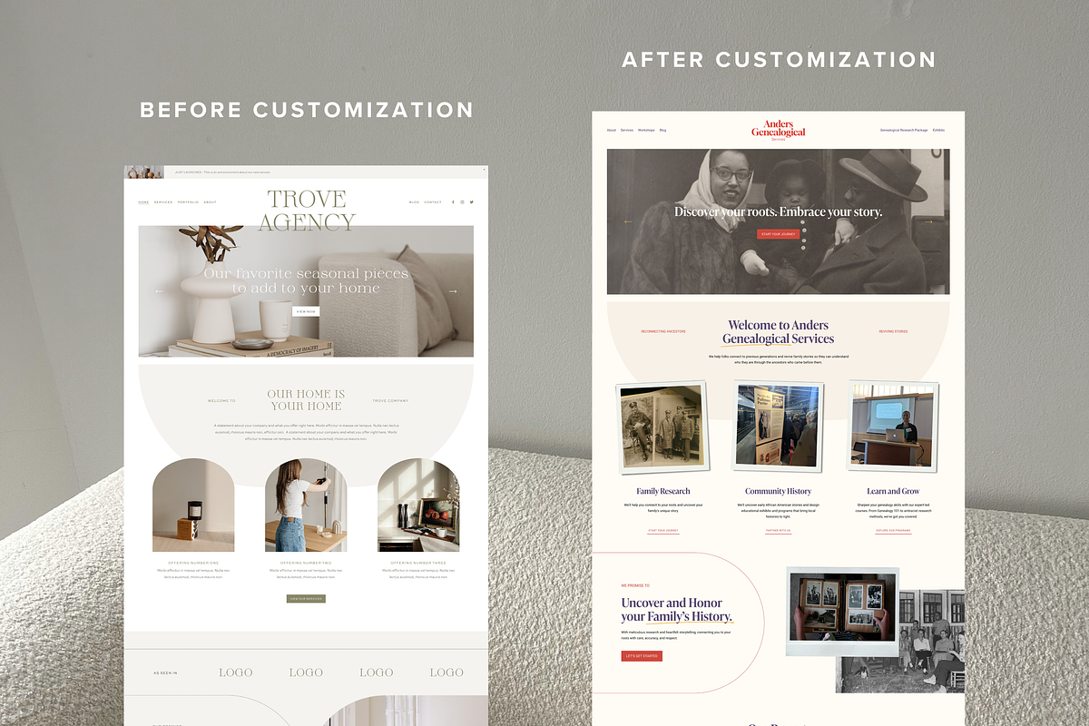 Interior Design Squarespace Website, a Squarespace Template by GoLive Website Templates (Photo 7 of 12)
