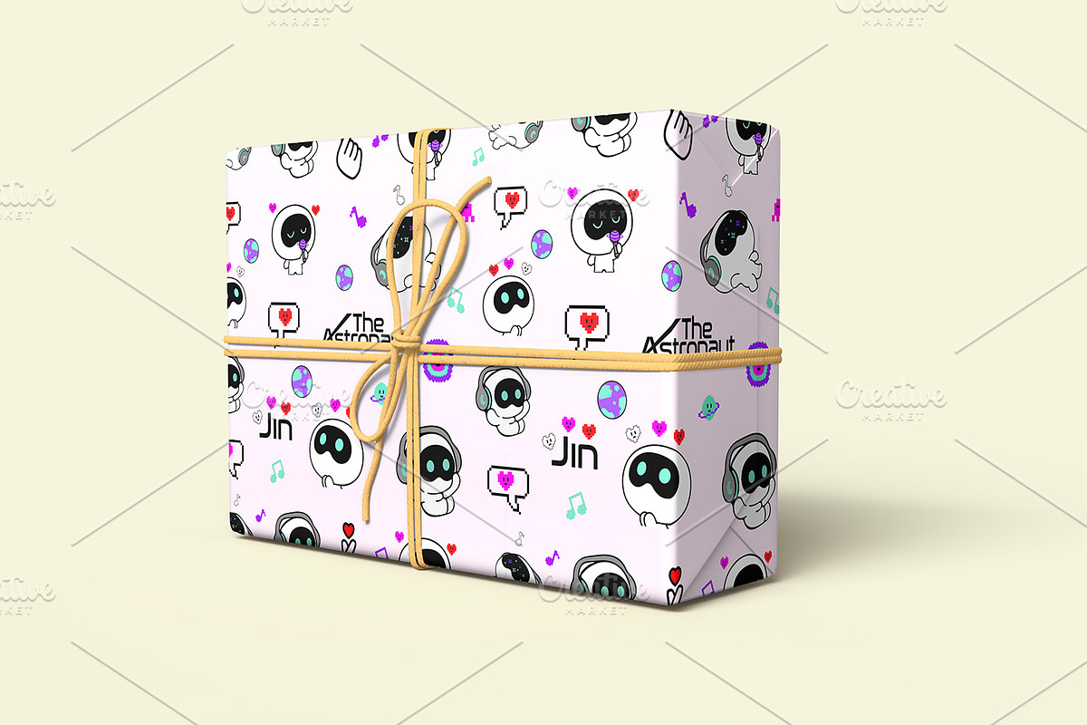 BTS Seamless Pattern Kpop Papers PNG, a Pattern Graphic by FancyDesignStudio (Photo 3 of 10)