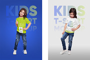 Mixed Kids T Shirt Mockups Vol3, a Shirt Mockup by Hi, Mock-Up! (Thumbnail 11 of 15)