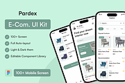 Pardex E-Commerce UI kit, an UI Kit Template by UiDex (Thumbnail 1 of 6)