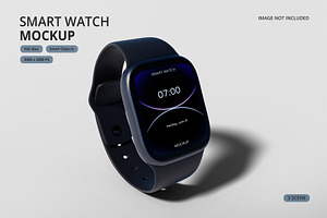 Smart Watch Mockup, a Wearable Device Mockup by Mockupnine
