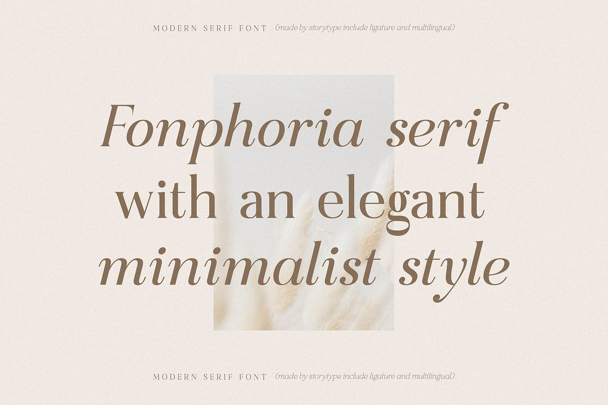 Fonphoria - Modern Serif Font, a Serif Font by Storytype Studio (Photo 5 of 15)