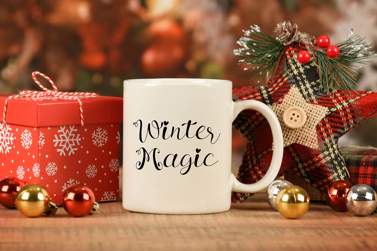 Joyful Christmas is Christmas font, a Script Font by Brown Cupple (Photo 6 of 12)