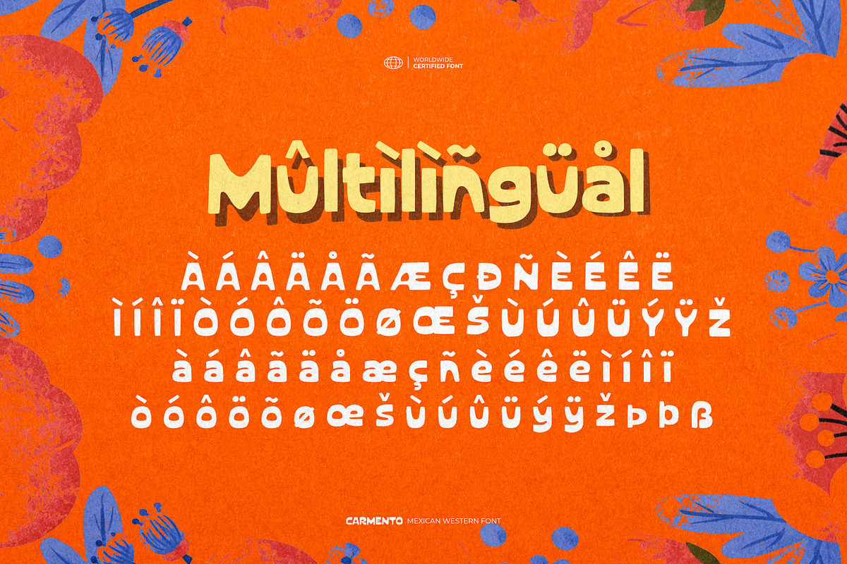 Carmento - Mexican Western Font, a Sans Serif Font by ikiiko (Photo 7 of 7)
