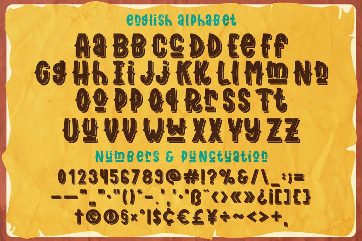 Golden coffee font, posters&designs, a Font by Heather_insane (Photo 4 of 11)