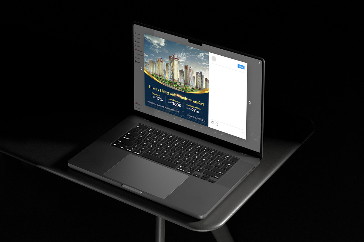 Real Estate Instagram Post Template, a Social Media Template by Bornx Design (Photo 5 of 5)