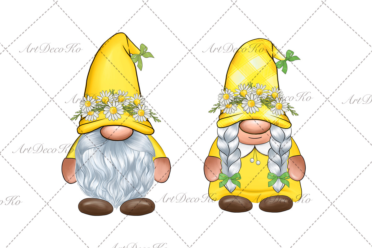 Chamomile Truck, Gnomes Png, a Technology Illustration by DekoArt (Photo 2 of 5)