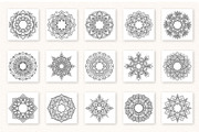 50 Floral Mandala Vectors Bundle, a Decorative Illustration by Papatongartist (Thumbnail 3 of 6)