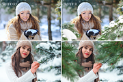 Thru the Pines photo overlays, a Layer Style Add-On by BrownLeopard (Thumbnail 4 of 6)
