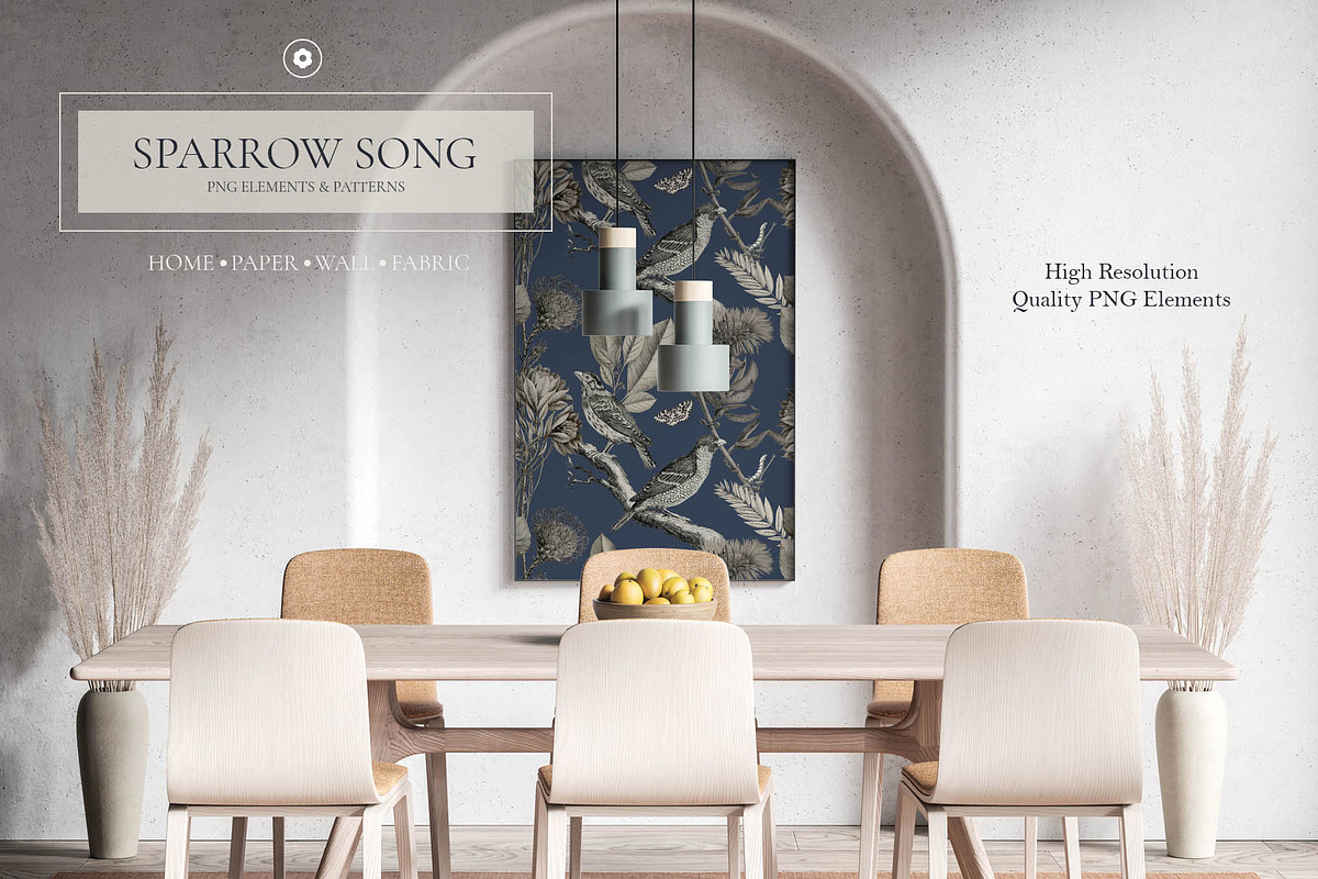 Sparrow Song PNG Element Bundle, a Pattern Graphic by Artifactory Studios (Photo 6 of 9)