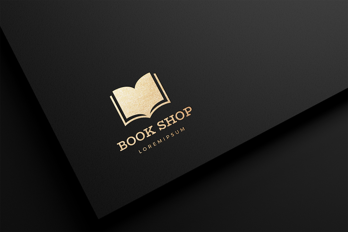 Book logo template., a Branding & Logo Template by lettett (Photo 3 of 3)