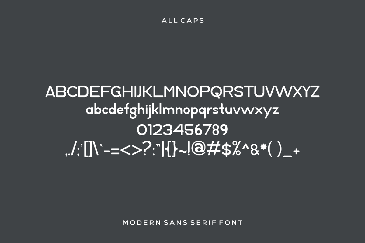 Gigda modern sans serif font, a Sans Serif Font by alanwarstd (Photo 4 of 5)