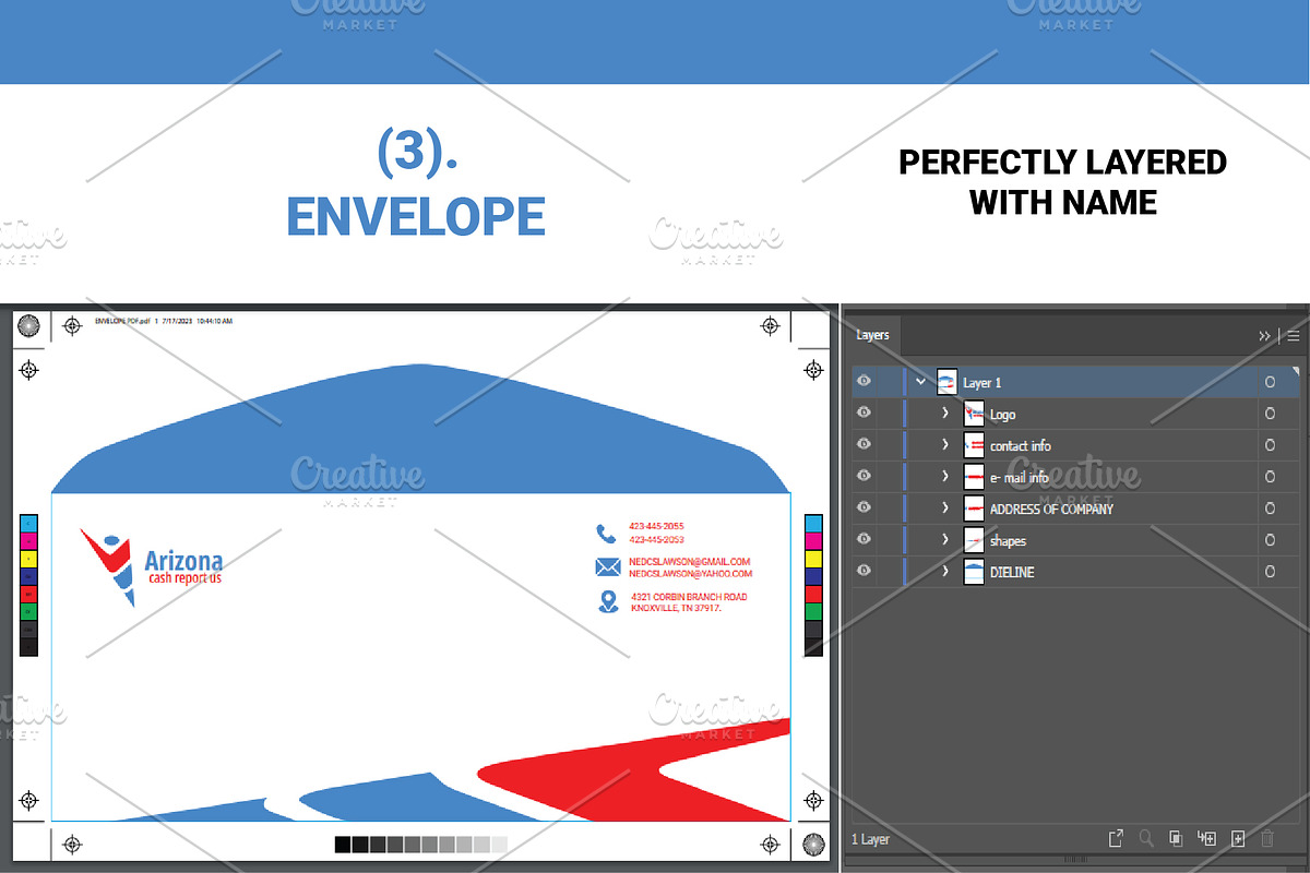 Perfect Stationery Design, a Stationery Template by Design Fusion (Photo 4 of 4)