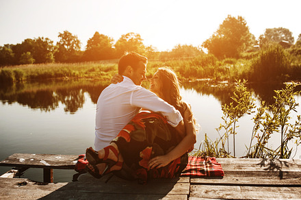Couple on pean featuring two, people, and outdoors, a Person Photo by Tekso