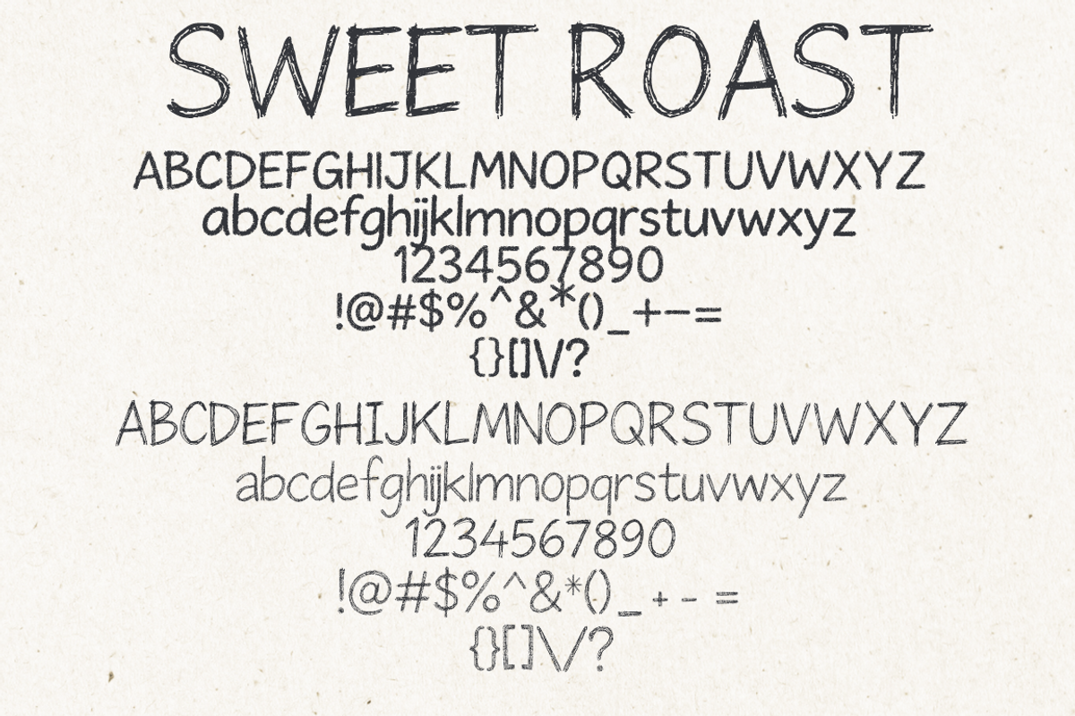 Sweet Roast Playful Handwritten Font, a Handwritten Font by cocodesign (Photo 3 of 8)