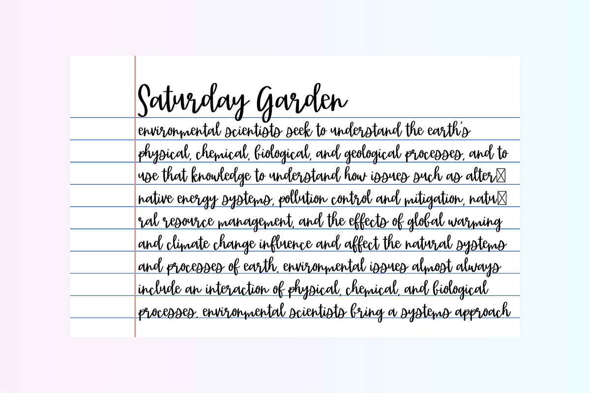 NOTEBOOK HANDWRITING Font Bundle V5, a Handwritten Font by Blush Font Co. (Photo 8 of 11)