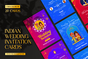 Wedding Invitation Card Bundle, an Invitation Template by Creative Hatti (Thumbnail 1 of 6)