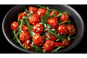 A salad of fresh vegetables, a Food & Drink Photo by ZinetroN