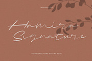 Hamira - Signature Brush Font, a Script Font by Dirtytemp Studio (Thumbnail 1 of 14)