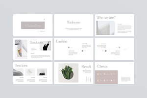 Minimalism Google Slides Template