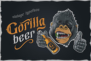 10 Vintage Font Families Bundle, a Font by Fractal fonts & graphics (Thumbnail 14 of 31)
