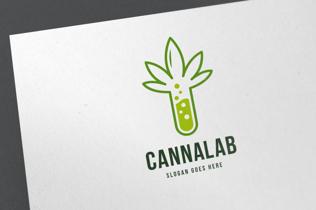 Cannabis Lab Logo, a Branding & Logo Template by emotions76 (Photo 1 of 3)
