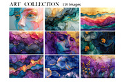 Abstract Alcohol Ink Art Collection, a Texture Graphic by O m N i  Studio (Thumbnail 5 of 21)