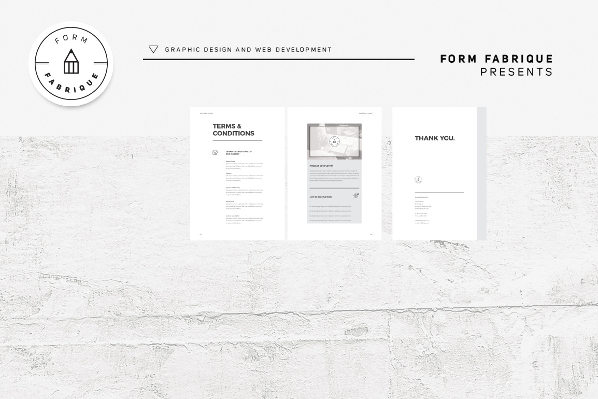 Proposal, a Brochure Template by Form Fabrique (Photo 4 of 13)