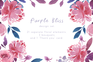 Purple Bliss Design Set