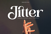 Jitter - Modern Serif, a Serif Font by RagamKata (Thumbnail 1 of 10)