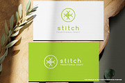 Traditional stitch symbol logo, a Branding & Logo Template by MuzaInspires (Thumbnail 3 of 4)