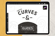 French Curves & Guides for Procreate, a Brush Add-On by Jinro (Thumbnail 1 of 8)
