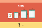 Retro Notepad | Digital Product, a Stationery Template by The Tran Studio (Thumbnail 2 of 4)