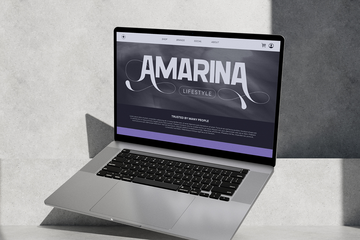 Laren Modern - Branding Logo Font, a Sans Serif Font by Nirmana Visual (Photo 13 of 15)