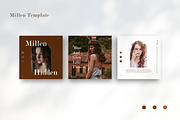 MILLEN Instagram Template, a Social Media Template by Inkofert (Thumbnail 3 of 10)
