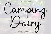 Camping Dairy, a Handwritten Font by InermediaSTUDIO (Thumbnail 6 of 8)