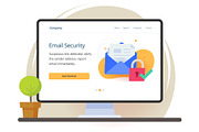 Email message security digital tech, a Technology Illustration by vladwel (Thumbnail 3 of 5)