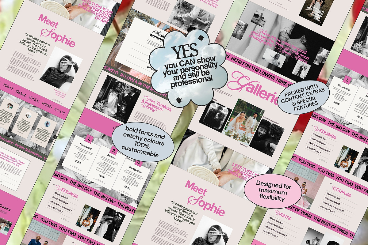 Squarespace Photography Website, a Squarespace Template by Kill Vanilla Studio (Photo 2 of 8)