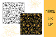 Whimsical Florals Patterns Clipart, a Pattern Graphic by AnnaViolet_store (Thumbnail 3 of 14)