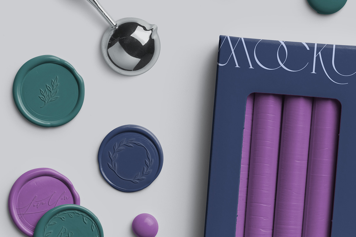 Wax Seal Toolkit Editable Objects, an Advertising Mockup by Custom Scene (Photo 3 of 10)