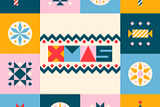 Christmas Holiday Pattern Geometric, a Pattern Graphic by Neo Geo (Thumbnail 1 of 7)