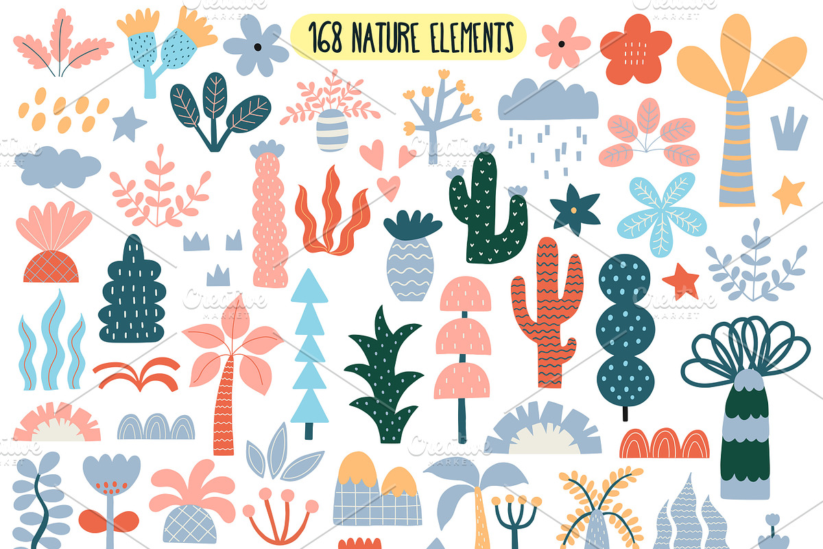 Cute Dinosaurs clipart set., an Animal Illustration by Kira Konoshenko (Photo 3 of 12)