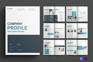 Company Profile Layout Design